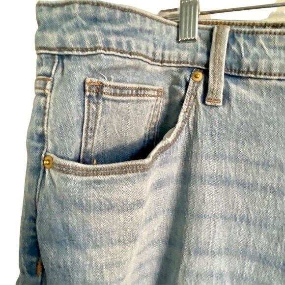 Ava & Viv High Rise Straight Medium Wash Stretch Jeans 22W NEW - Picture 4 of 11